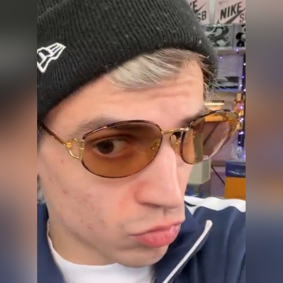 GUCCI Vintage Unisex GG 2600/S Brown Tint Sunglasses Brown & Gold Horsebit Frame - Picture 2 of 13